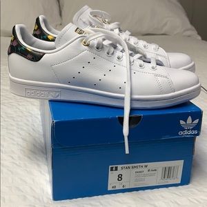 Brand New Adidas Stan Smith Floral